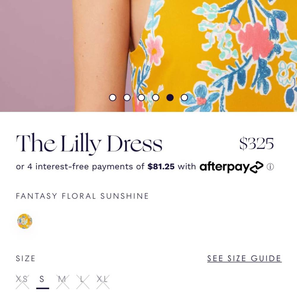 NWT Alivia The Lilly Fantasy Floral Sunshine slip midi tie shoulder summer dress - Picture 7 of 15
